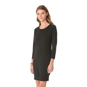 James Perse Charcoal Long Sleeve Dress